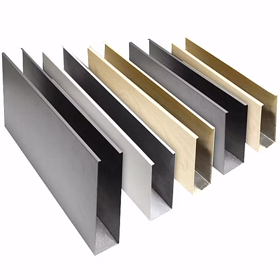 Nouveau plafond suspendu en aluminium de faux plafond en métal de conception en aluminium pour la personnalisation de base de magasin
