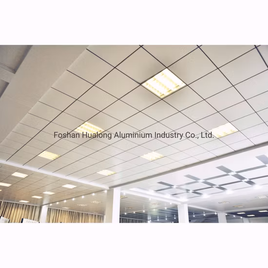 Plafond suspendu en aluminium avec rainure en T Barre en T pour faux plafond